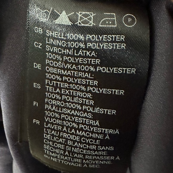 H&M big floral cowl neck cocktail dress pockets banded waist sleeveless sheath‎ - Picture 8 of 9